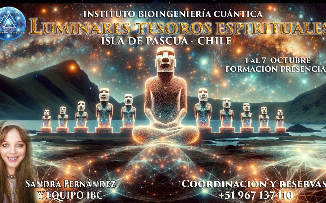 LUMINARES, Tesoros Espirituales Sandra Fernandez. del 1 al 7 octubre 2025. Isla de Pascua Chile